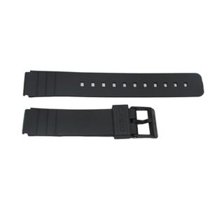 Casio Bracelet de montre en caoutchouc 16 mm compatible avec : CC-4B2W, CC-4B3W, CC-9B2W, -1B2LSW, -1B3LLSW, -1B3LSW, -1BLLSW, -1BLSW, W, . -7B2LLSW - Publicité