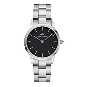 Daniel Wellington Iconic Montre 28mm Stainless Steel (316L) Silver - Publicité