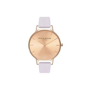 Olivia Burton Montre Analogique à Quartz pour Femme avec Bracelet en Cuir Gris - Publicité