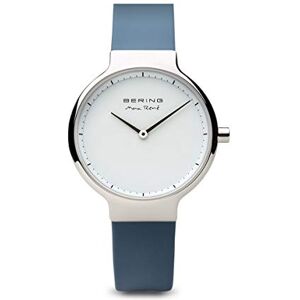 BERING Mixte Analogique Quartz Max René Collection Montre avec Bracelet en Silicone & Verre Saphir - Publicité