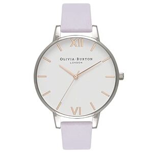 Olivia Burton Montre Analogique à Quartz pour Femme avec Bracelet en Cuir Violet - Publicité