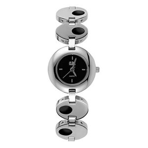 Clips  Montre Femme Quartz Analogique Bracelet Alliage Argent - Publicité