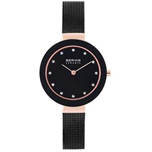 BERING Montre à mouvement à quartz pour femme Collection en céramique avec acier inoxydable et verre saphir - Publicité