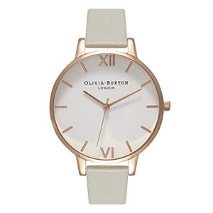 Olivia Burton Montre Analogique à Quartz pour Femme avec Bracelet en Cuir Gris - Publicité