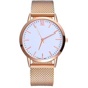 KaloryWee Montre Amoureux Couple Femme Homme Fashion Montre Pas Cher La Mode Cristal Cadeaux La Fête des Mères Quartz Aiguille Poignet Montre Analogique Acier Chic Casual (Taille Unique, D) - Publicité