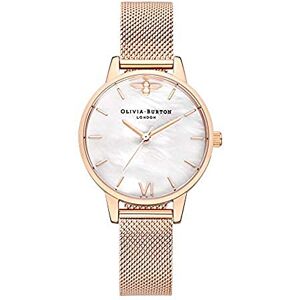 Olivia Burton Montre Analogique à Quartz pour Femme avec Bracelet en Acier Inoxydable Couleur or rose - Publicité