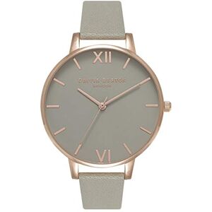 Olivia Burton Montre Analogique à Quartz pour Femme avec Bracelet en Cuir Gris - Publicité