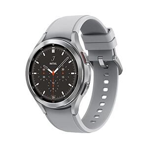 Samsung Galaxy Watch4 Classic 46 mm SmartWatch SmartWatch Acier Inoxydable, Virole rotative, Surveillance Bien-être, Fitness Tracker, Argent 2021 - Publicité