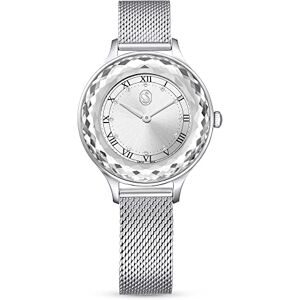 Swarovski Montre Octea Nova, Fabriquée en Suisse, Bracelet en Métal, Ton Argenté, Acier Inoxydable - Publicité