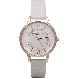 Olivia Burton Femmes Analogique Quartz Montre avec Bracelet en Cuir - Publicité