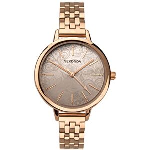 Sekonda Montre pour Femme Ton Or Rose , Rose Gold, Bracelet, Rose Gold, Bracelet - Publicité