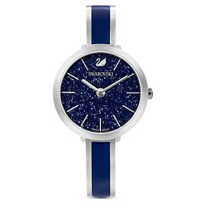 Swarovski Montre Crystalline Delight, Bracelet en métal, Bleu, Acier inoxydable - Publicité