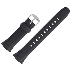 Casio WVA-470 Bracelet de montre en plastique Noir 24 mm - Publicité