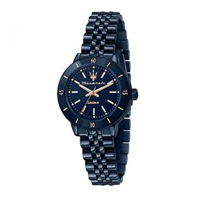 Maserati Montre Femme Solar Blue, Heure solaire uniquement, Analogique - Publicité