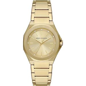 Armani Exchange Montre pour femme, mouvement quartz/3 aiguilles, boîtier de 34mm avec bracelet en acier inoxydable - Publicité