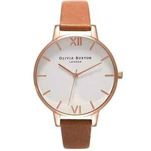 Olivia Burton Montre Analogique à Quartz pour Femme avec Bracelet en Cuir Marron - Publicité