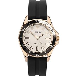 Sekonda SEKDA pour Femme Analogique Quartz Montre avec Bracelet en Caoutchouc - Publicité