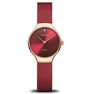 BERING Femmes Analogique Quartz Charity Collection Montre avec Bracelet en Acier Inoxydable & Verre Saphir - Publicité