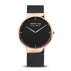 BERING Hommes Analogique Quartz Max René Collection Montre avec Bracelet en Acier Inoxydable & Verre Saphir - Publicité