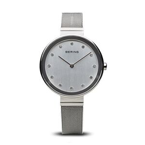 BERING Femmes Analogique Quartz Classic Collection Montre avec Bracelet en Acier Inoxydable & Verre Saphir - Publicité