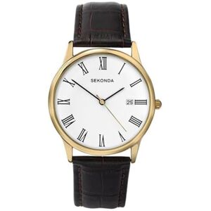 Sekonda Homme Analogique Quartz Montre avec Bracelet en Cuir - Publicité