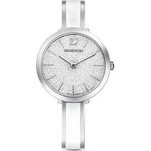 Swarovski Montre Crystalline delight, Bracelet en Métal, Blanc, Acier Inoxydable - Publicité