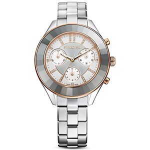 Swarovski Montre Octea Lux Sport, Bracelet en Métal, Blanc, Acier Inoxydable - Publicité