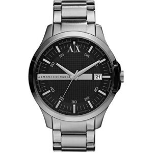 Armani Exchange Homme Analogique Quartz Montre avec Bracelet en Acier Inoxydable - Publicité