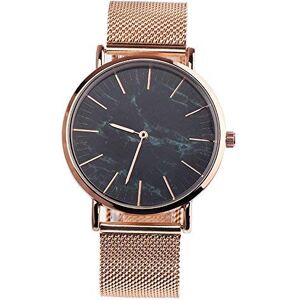 KaloryWee Montre Amoureux Couple Femme Homme Fashion La Mode Cristal Cadeaux Noël Quartz Aiguille Poignet Bandage Acier Chic Casual Réveil - Publicité