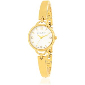 Montre femme dorÃ©e jaune- MATY