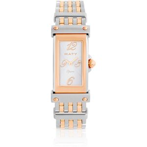 MATY OPERA OUTLET -Montre OpÃ©ra femme acier et acier rose 160,185,190,195,200,205,165,170,175,180,210,215,220,225,230,235,240,150,155