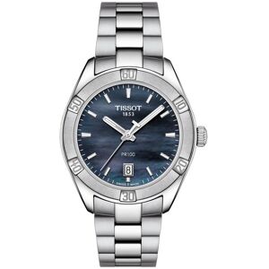 Montre Tissot femme acier nacre bleue- MATY - Publicité