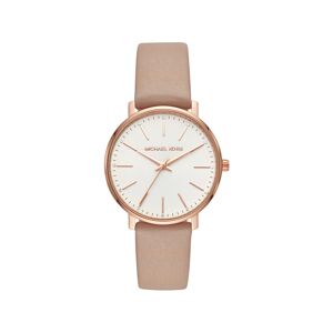 Montre Michael Kors femme acier dorÃ© rose cuir- MATY