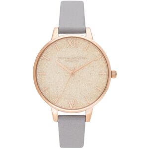 OUTLET -Montre Olivia Burton femme acier dorÃ© rose cuir