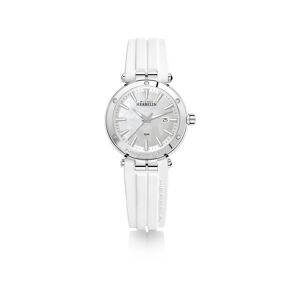 Montre HERBELIN Newport femme acier racelet caoutchouc blanc- MATY