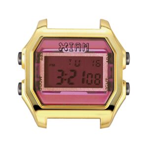 BoÃ®te de montre IAM medium polycarbonate rose