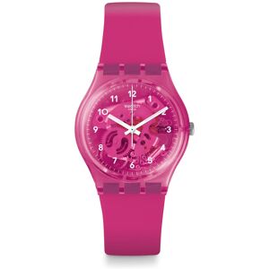 Montre Swatch mixte plastique silicone rose- MATY