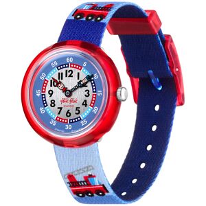 Montre Flik Flak enfant plastique textile bleu- MATY