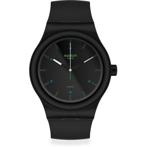 Montre Swatch mixte plastique et silicone noir biosourcÃ©- MATY