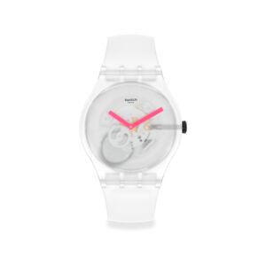 Montre Swatch mixte plastique silicone blanc- MATY