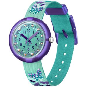 Montre Flik Flak enfant matériaux biosourcés vert papillon- MATY