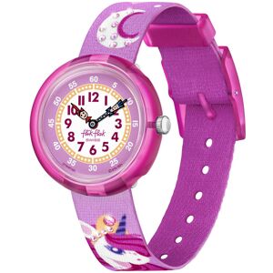 Montre Flik Flak enfant matériaux biosourcés rose licorne- MATY