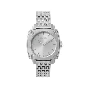 Montre HUMBERT-DROZ hd lou femme mecanique, bracelet acier argent- MATY