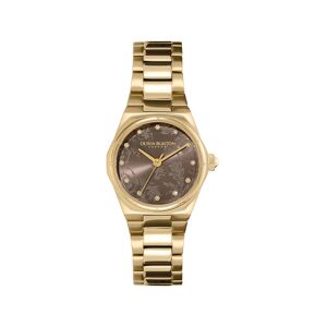 Montre OLIVIA BURTON mini hexa femme analogique, bracelet acier dorÃ© jaune- MATY