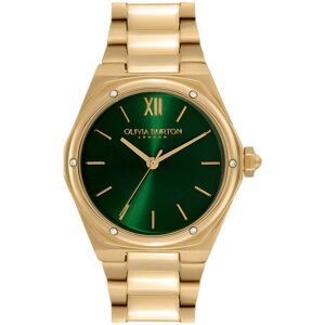 Montre OLIVIA BURTON hexa femme analogique, bracelet acier dorÃ© jaune- MATY