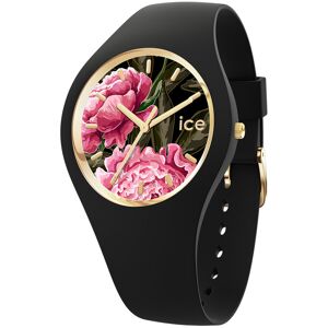 Montre ICE WATCH ice flower femme bracelet silicone noir- MATY