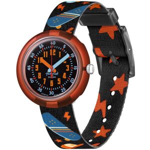 Montre FLIK FLAK Sport lovers Skate squad enfant plastique biosourcÃ© bracelet PET recyclÃ© noir- MATY