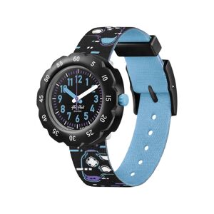 Montre FLIK FLAK Gameland Try again enfant plastique biosourcÃ© bracelet PET recyclÃ© noir- MATY