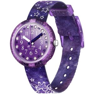 Montre FLIK FLAK goes wild enfant plastique biosourcé bracelet PET recyclé violet- MATY