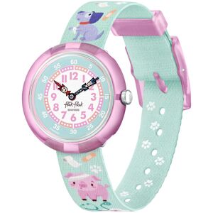 Montre FLIK FLAK Future dreams My spirit animal enfant plastique biosourcé bracelet PET recyclé vert- MATY